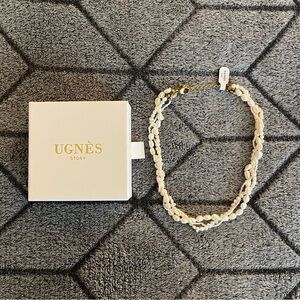 NWT Real White Nugget Freshwater Pearl Necklace